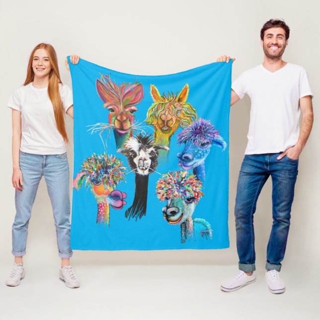 Alpaca - fleece blankets (In Situ)