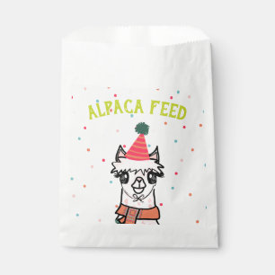 Alpaca Food Fiesta Birthday Favour Bag