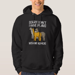 Alpaca For Men Women Camelid Mammal Animal Hoodie