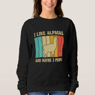 Alpaca For Men Women Llama Guanaco Vicuna Sweatshirt