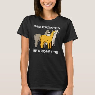 Alpaca For Women Mum Camelid Mammal Animal   T-Shirt