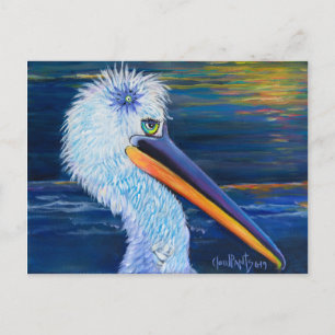 Alpaca Friend- Petunia postcard