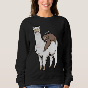 Alpaca Funny Alpaca Sloth Loafers Sweatshirt