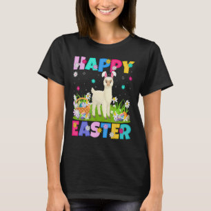 Alpaca   Happy Easter Bunny Alpaca Easter Sunday T-Shirt