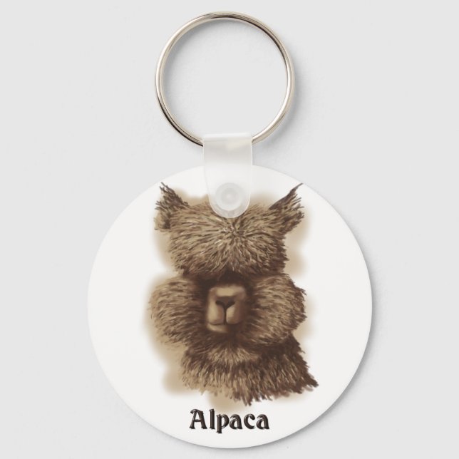 Alpaca Key Ring (Front)