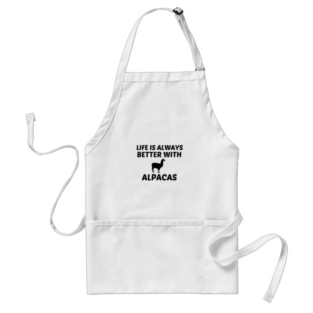 ALPACA LIFE IS BETTER STANDARD APRON (Front)