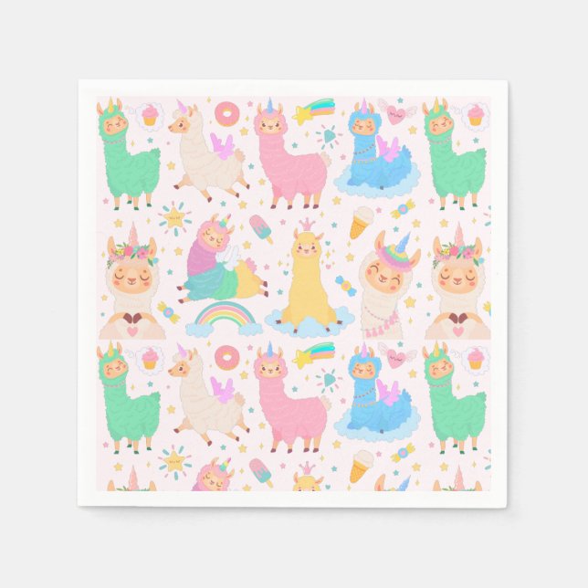 Alpaca/Llama Napkins (Front)