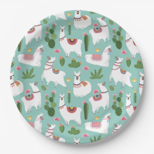 Alpaca/Llama Paper Plate