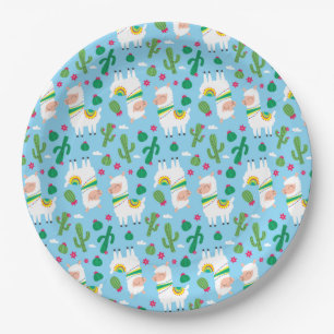 Alpaca/Llama Paper Plate