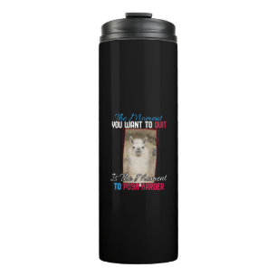Alpaca Llama - Push Harder Encouragement Thermal Tumbler