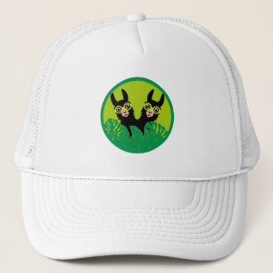 Alpaca llama Twins Birthday Trucker Hat