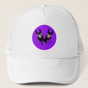 Alpaca llama Twins Birthday Trucker Hat