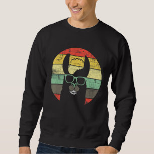 alpaca llama vintage retro animal sweatshirt