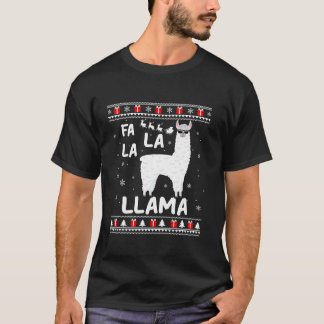 Alpaca Llama Xmas Ugly Sweater Fa La La Llama Chri