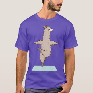 Alpaca Llama Yoga Sport Funny Gymnastics Gymnastic T-Shirt