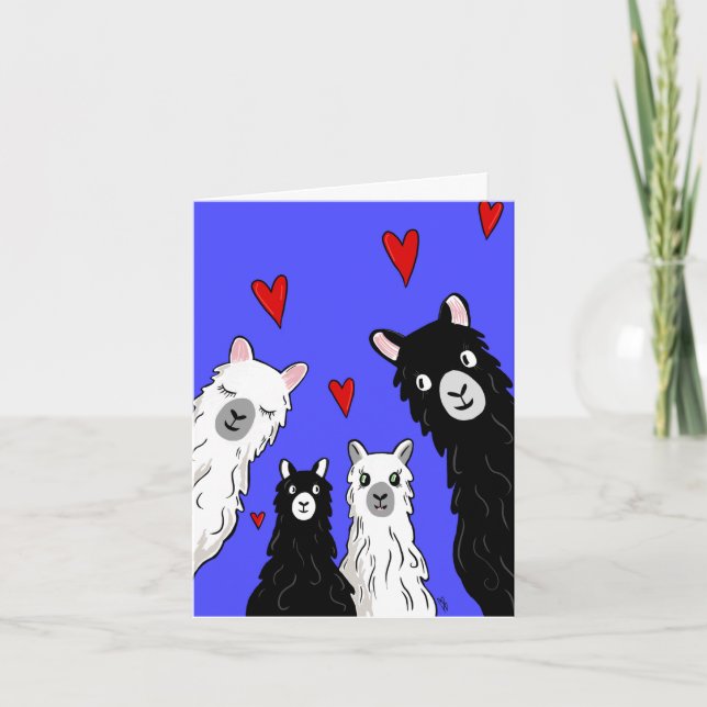 Alpaca LOVE Card (Front)