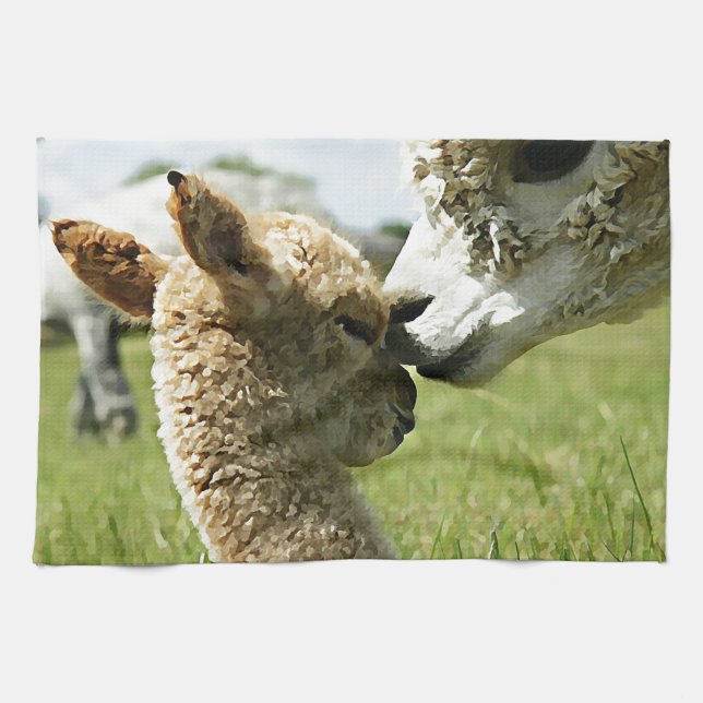 Alpaca Love Tea Towel (Horizontal)