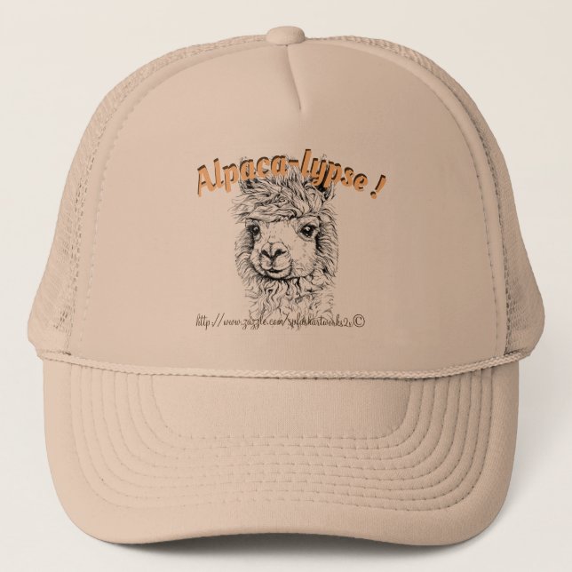 "Alpaca-lypse!" Trucker Hat (Front)