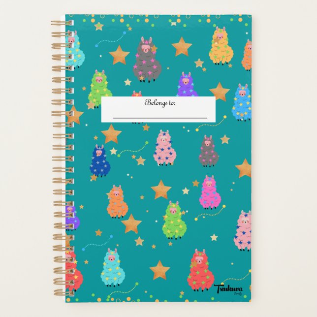 Alpaca Magical Weekly Planner (Front)