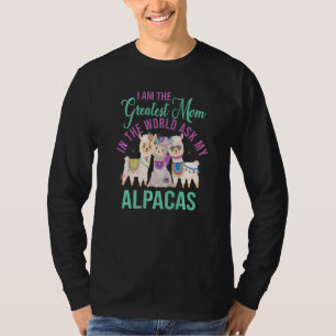 Alpaca Mum Llama Women Cute Alpacas T-Shirt
