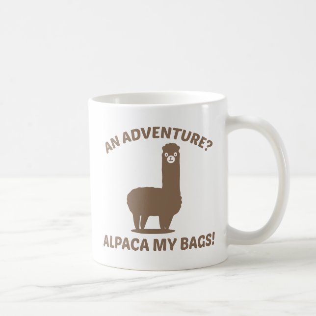 Alpaca My Bags Coffee Mug (Right)