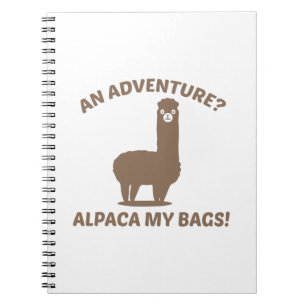 Alpaca My Bags Notebook