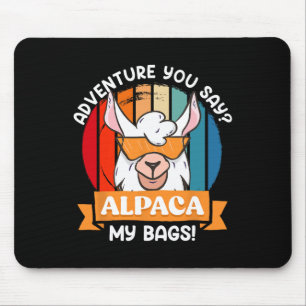 Alpaca My Gs Funny Mountaineer Mountain Fan Hiker Mouse Pad