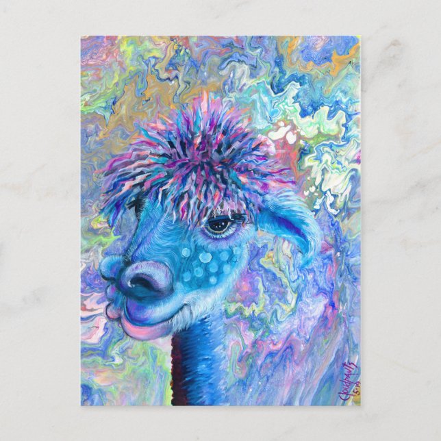 Alpaca - Nora  postcard (Front)