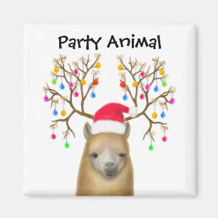 Alpaca Party Animal Magnet