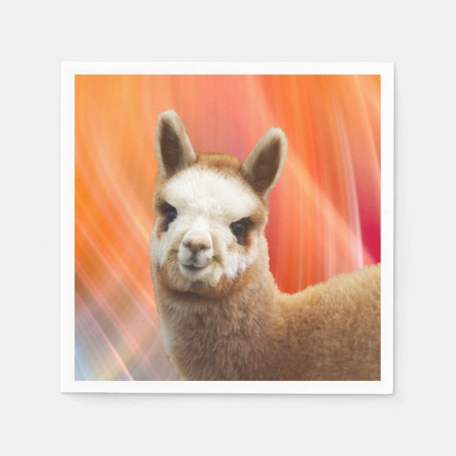 Alpaca Party Napkin (Front)