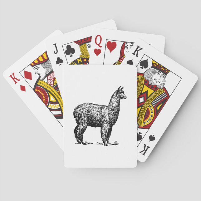 Alpaca Playing Cards (Back)