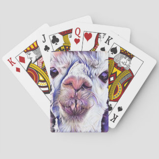 Alpaca playing cards