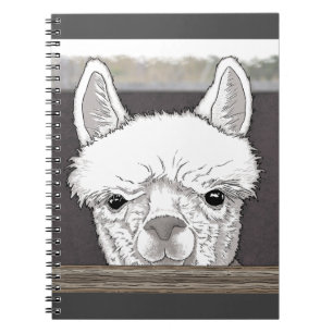 Alpaca Portrait Notebook