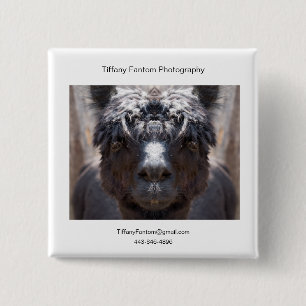 Alpaca Promo Piece 15 Cm Square Badge