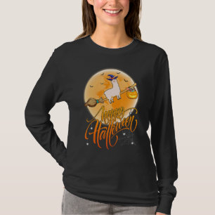 Alpaca Ride Witch Shotgun Moon Vintage Alpaca Hall T-Shirt