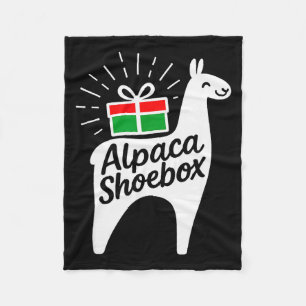 Alpaca Scute Ss Cute Ssbox Christmas Child Giving  Fleece Blanket