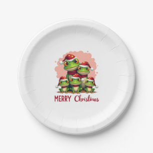 Alpaca Sloth Christmas (1) Paper Plate