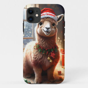 "Alpaca the Presents: A Christmas Tale" iPhone 11 Case