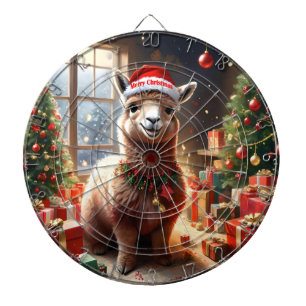 "Alpaca the Presents: A Christmas Tale" Dartboard