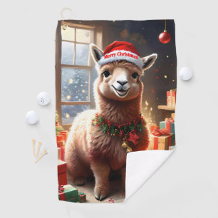 "Alpaca the Presents: A Christmas Tale" Golf Towel