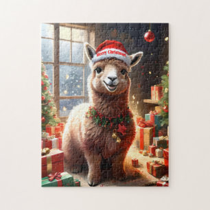 "Alpaca the Presents: A Christmas Tale" Jigsaw Puzzle
