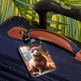 "Alpaca the Presents: A Christmas Tale" Luggage Tag