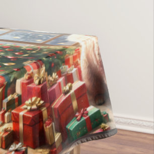 "Alpaca the Presents: A Christmas Tale" Tablecloth