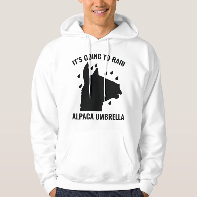 Alpaca Umbrella Hoodie (Front)