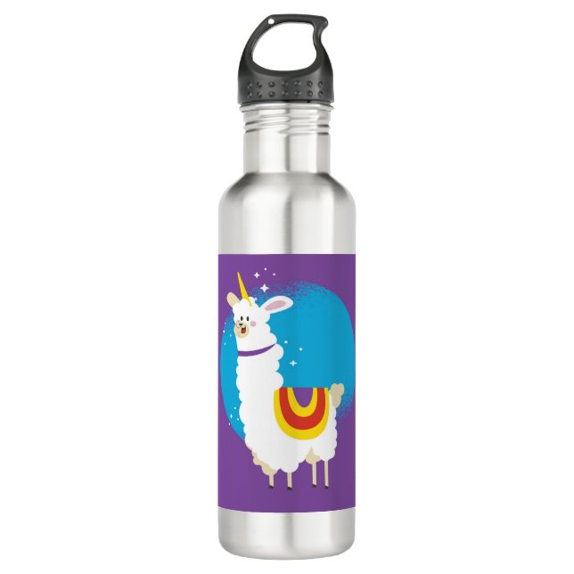 Alpaca Unicorn 710 Ml Water Bottle (Front)