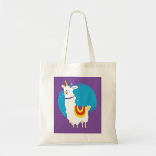 Alpaca Unicorn Tote Bag