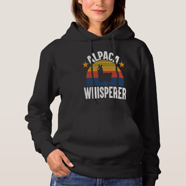 Alpaca Whisperer I Alpaca Hoodie (Front)