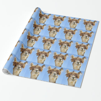 Alpaca with Crazy Hair Wrapping Paper