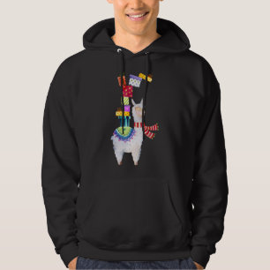 Alpaca With Pretty Gifts Holiday Christmas Cute Hoodie