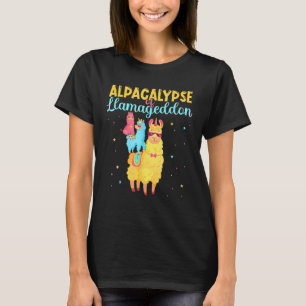Alpacalypse Or Llamageddon Alpacas and Llamas Take T-Shirt